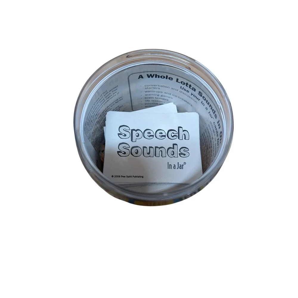 Free Spirit Speech Sounds Kids OS Blue Excellent Blends Glides Clusters Jar